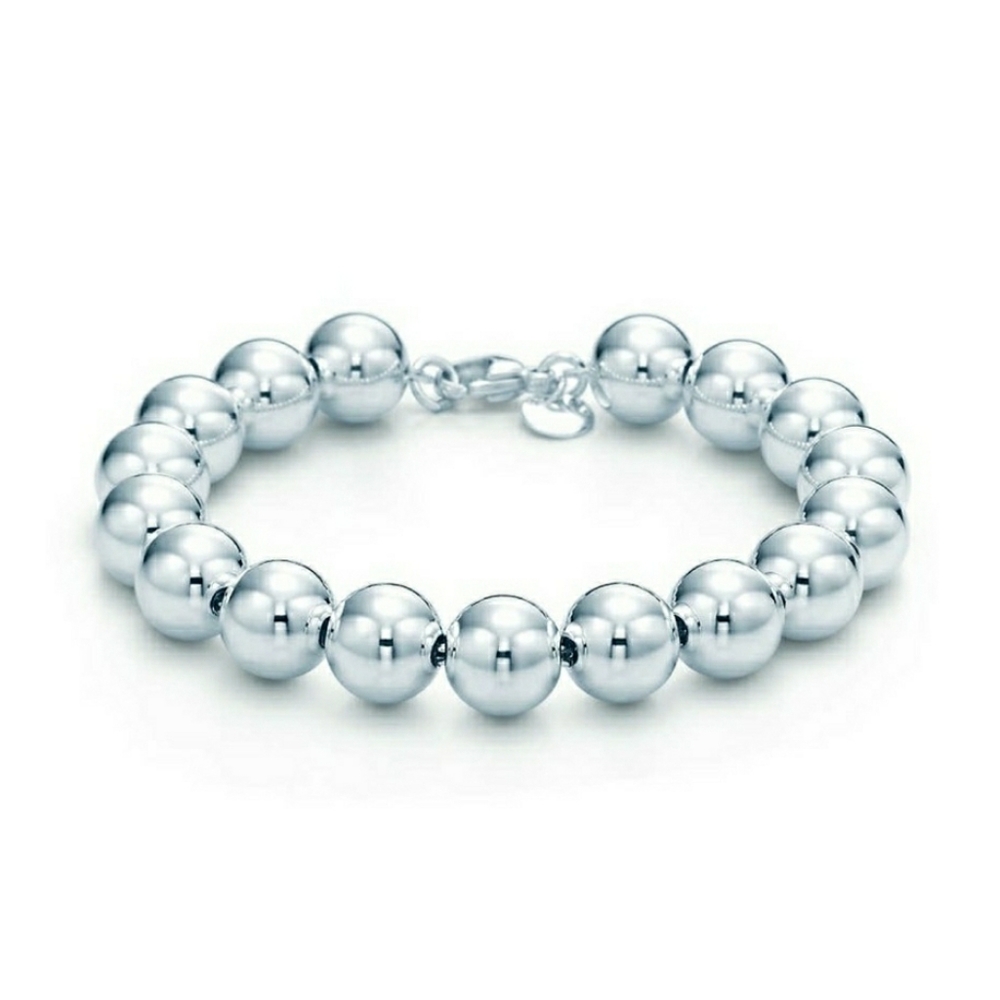 925 sterling silver tYffanY style, sterling silver balls bracelets 7.5"